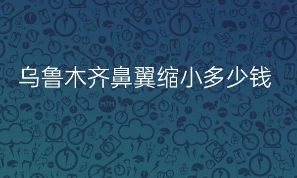 乌鲁木齐鼻翼缩小哪家医院比较好?价格介绍