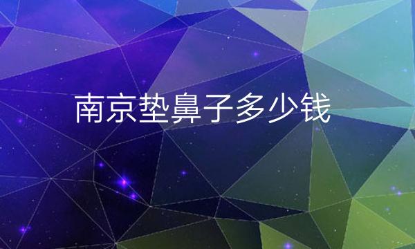 南京垫鼻子整形医院哪家好?医院排名了解