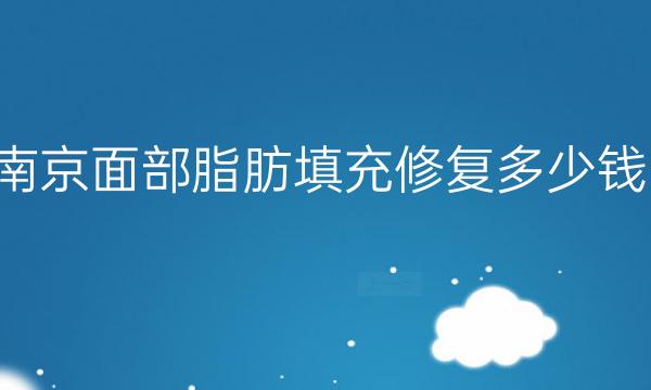 南京面部脂肪填充修复哪家医院比较好?脂肪填充修复价格一览