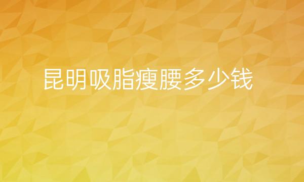 昆明吸脂瘦腰整形医院哪家好?韩辰、艺星很不错
