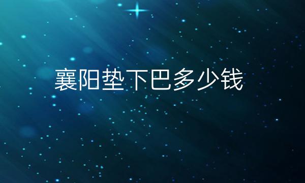 襄阳垫下巴哪家医院比较好?价格一览