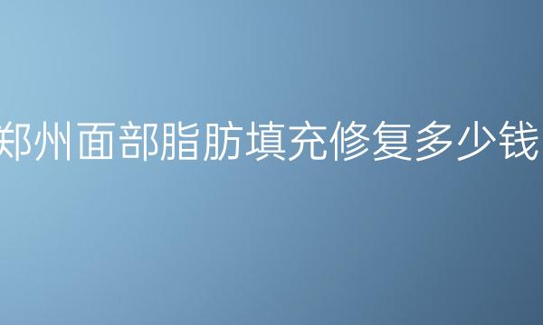 郑州面部脂肪填充修复整形医院哪家好?排行前5这里看!