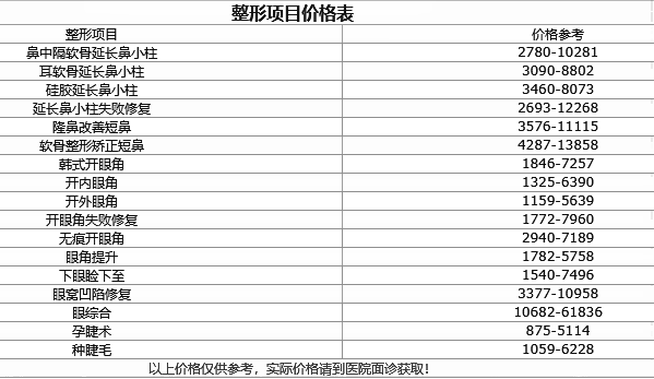 整形医院2020秋季版